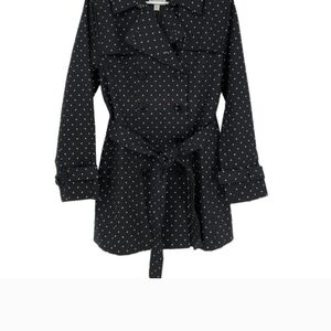Spanner Polka Dot Trench Coat